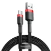 Baseus gevlochten USB-A naar USB-C kabel 3A